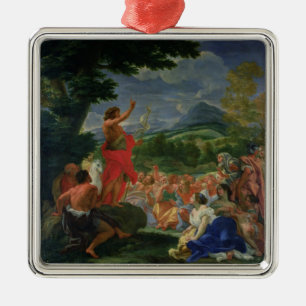 St. John the Baptist Preaching, painted before 169 Metal Ornament