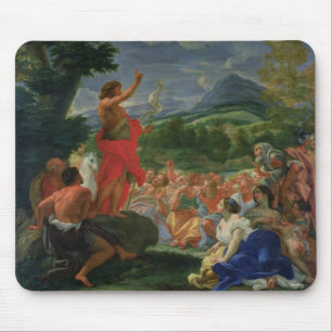 St. John the Baptist Preaching, painted before 169 Mouse Pad