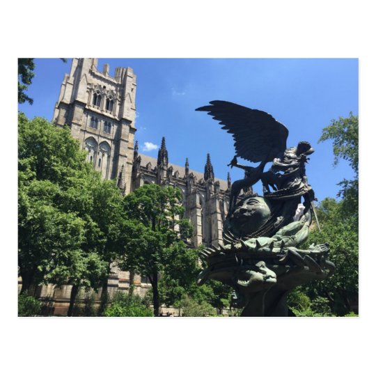 St. John The Divine Cathedral NYC Photo Postcard