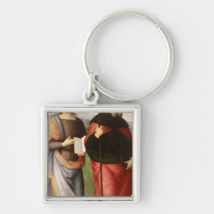 St. John the Evangelist and St. Augustine of Keychain