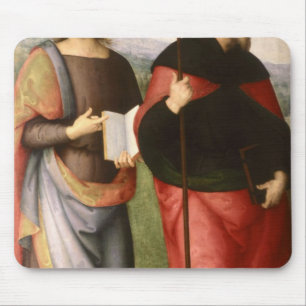 St. John the Evangelist and St. Augustine of Mouse Pad