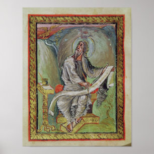 St. John the Evangelist, from the Ebbo Gospels Poster