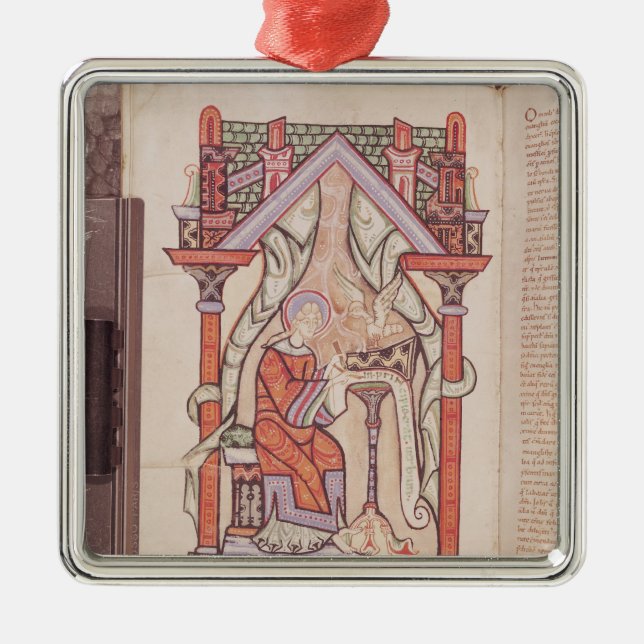 St. John the Evangelist from the Gospels Metal Ornament (Front)