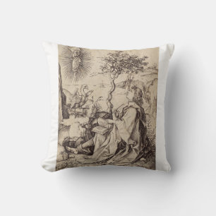 St John the Evangelist on Patmos Throw Pillow