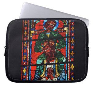 St. John the Evangelist riding the shoulders of Ez Laptop Sleeve