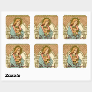 St. John the Evangelist (RLS 07) Square Sticker