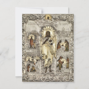 St. John the Forerunner, Angel of the Desert Icon  Postcard
