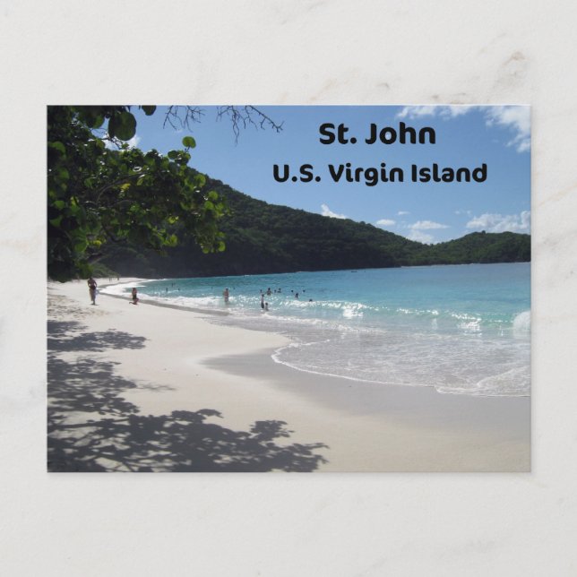St. John, U.S. Virgin Island Postcard (Front)