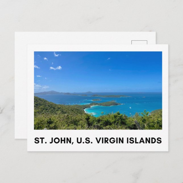 St. John, USVI Postcard (Front/Back)