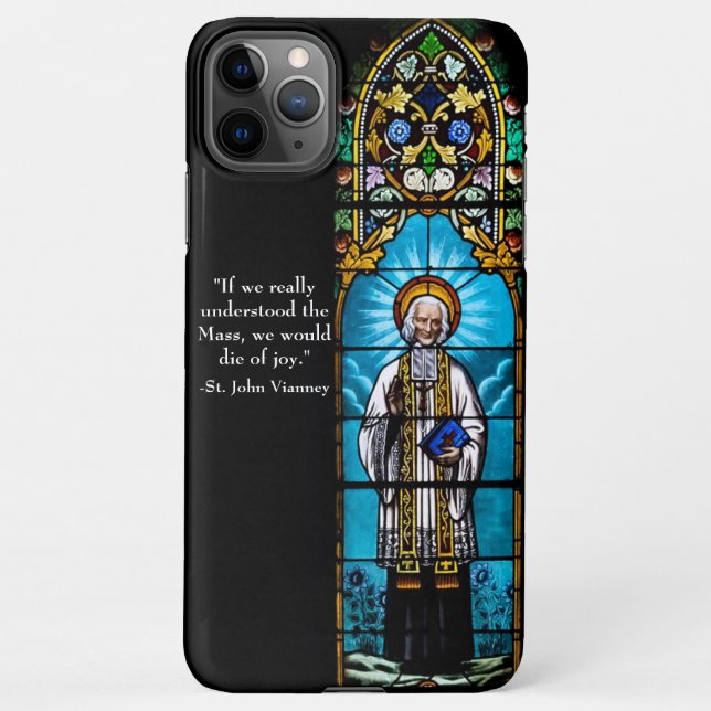 St. John Vianney iPhone Case (Back)