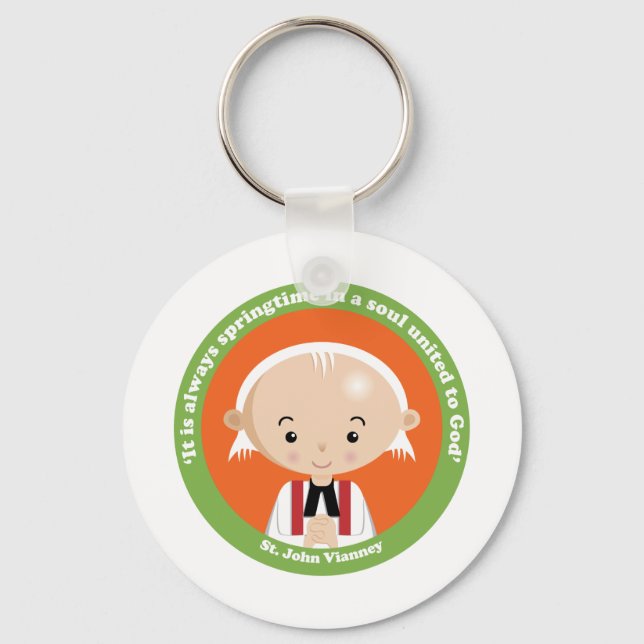 St. John Vianney Keychain (Front)