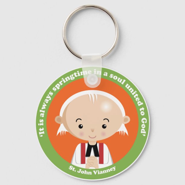 St. John Vianney Keychain (Front)