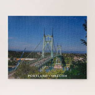 St Johns Bridge   Portland Oregon Jigsaw Puzzle