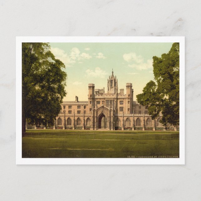 St. John's College, Cambridge, England Postcard (Front)