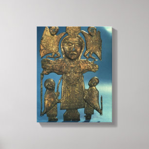 St. John's Crucifixion Plaque, late 7th Century Canvas Print