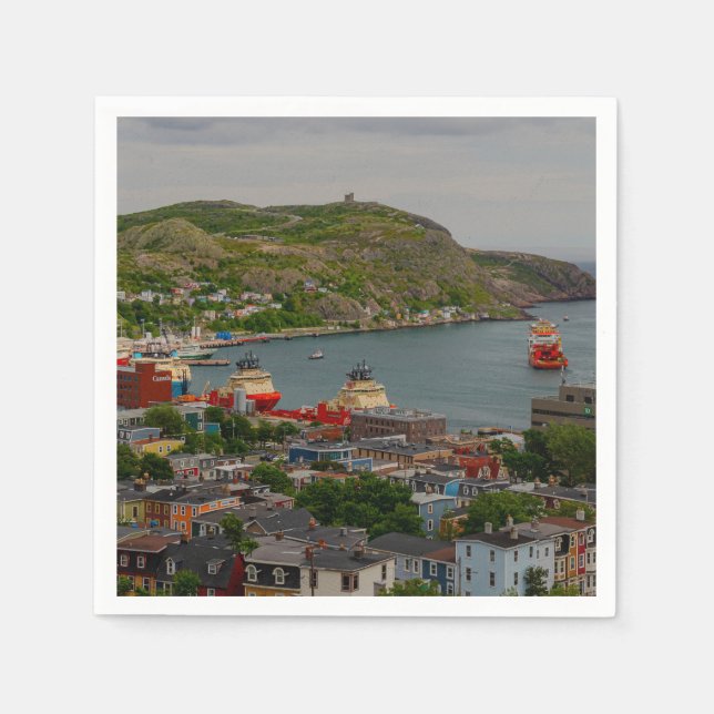 ST .John's Harbour Napkins (Front)