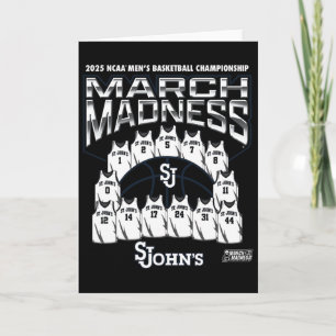 St. John's March Madness 2025 Men's Sketll Nil  Card