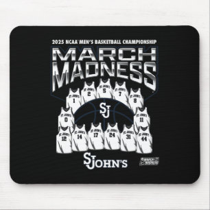 St. John's March Madness 2025 Men's Sketll Nil  Mouse Pad