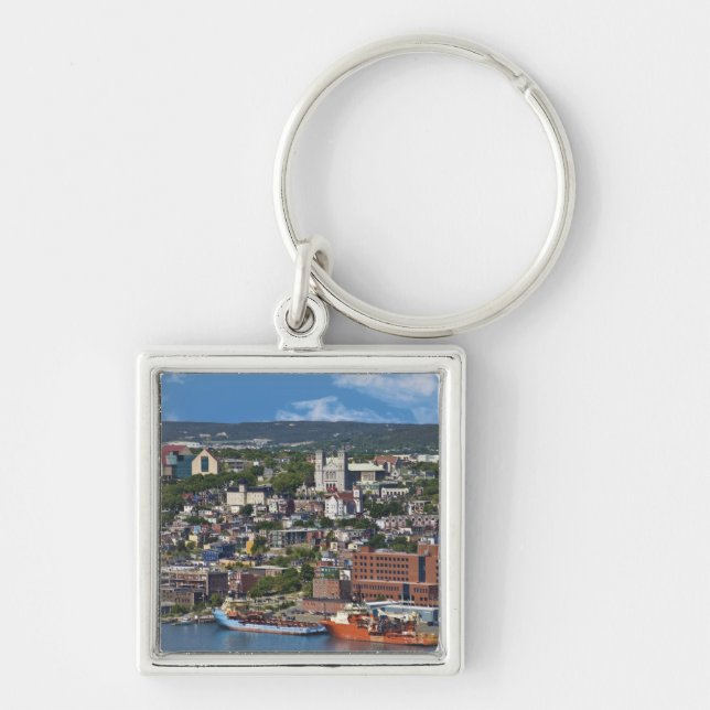 St. John's, Newfoundland, Canada, the coastline Keychain (Front)