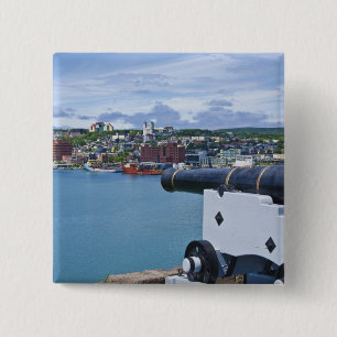 St. John's, Newfoundland, Canada, the waterfront 2 Inch Square Button