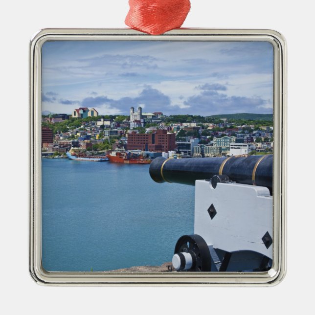 St. John's, Newfoundland, Canada, the waterfront Metal Ornament (Front)