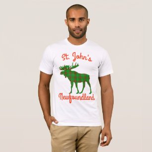 St.John's Newfoundland  moose customizable shirt