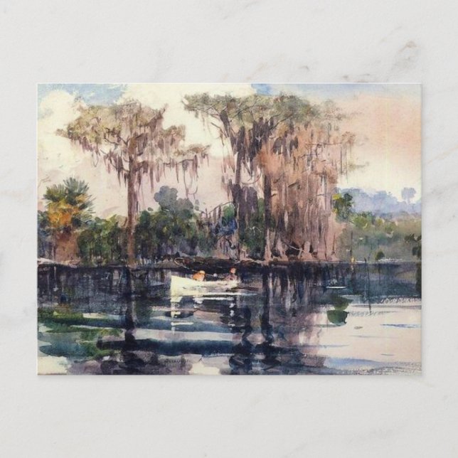 St. John's River, Florida by Winslow Homer Postcard (Front)