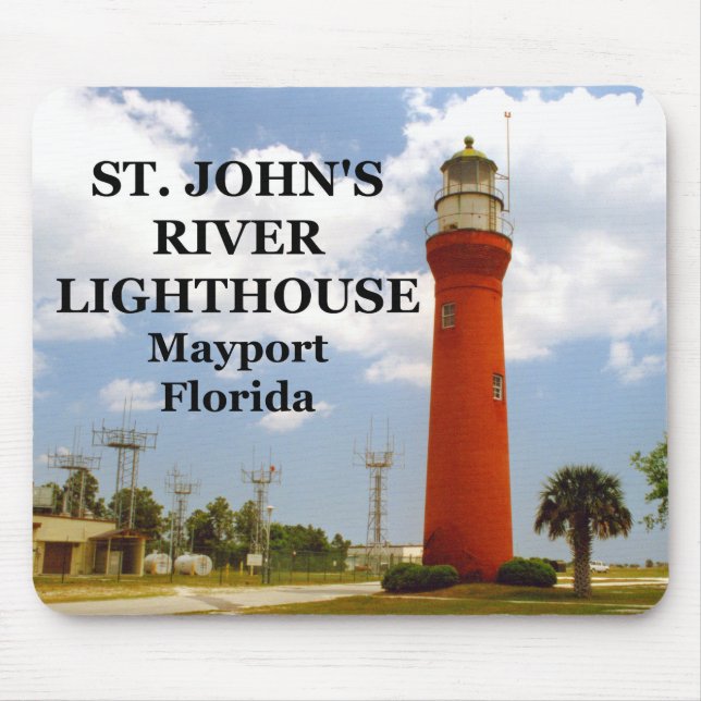 St. Johns River Lighthouse, Florida Mousepad (Front)