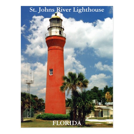 St. Johns River Lighthouse, Florida Postcard