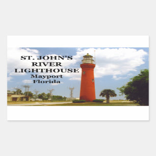 St John's River Lighthouse, Mayport Florida Sticker