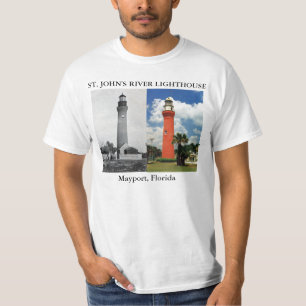 St John's River Lighthouse, Mayport Florida T-Shirt