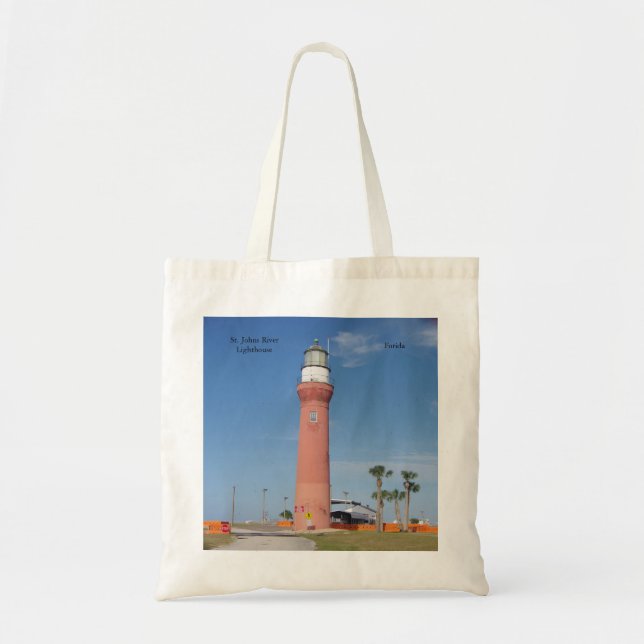 St. Johns River Lighthouse tote bag (Front)