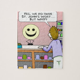 St Johns Wort Rick London Funny Jigsaw Puzzle