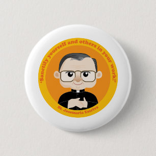 St. Josemaria Escriva 2 Inch Round Button