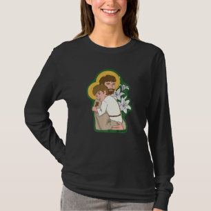 St Joseph And Child Jesus Consecration Catholic Sa T-Shirt