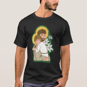 St Joseph And Child Jesus Consecration Catholic Sa T-Shirt