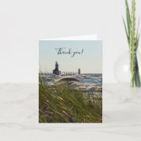 St Joseph Behind Sea Oats Thank You Card