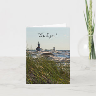St Joseph Behind Sea Oats Thank You Card