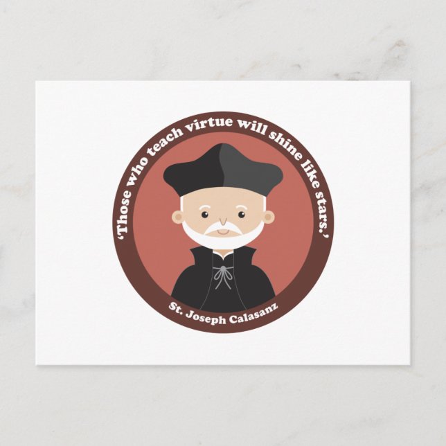 St. Joseph Calasanz Postcard (Front)