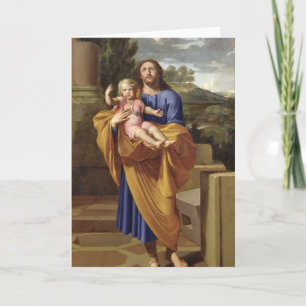 St. Joseph Carrying the Infant Jesus, 1665 Card