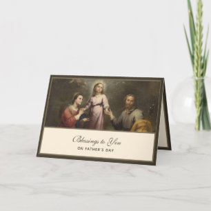 St. Joseph Catholic Father’s Day Blessings Card