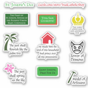 St. Joseph Day Illustrated 9-Piece Trad Catholic 