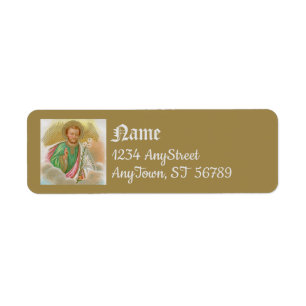 St. Joseph d'une "carte de pèlerinage" (Détail; B