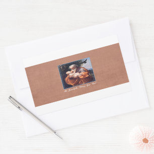 St. Joseph Feast Day with Infant Jesus Sticker