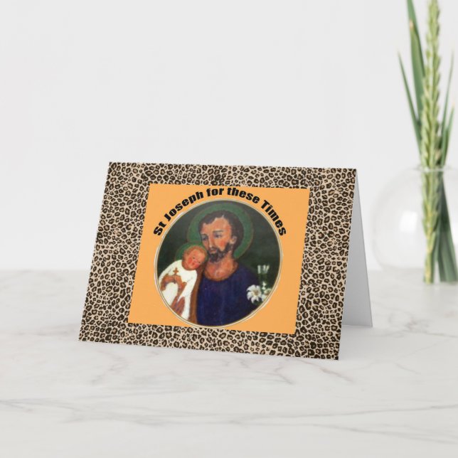 St. Joseph for these Times Card (Front)