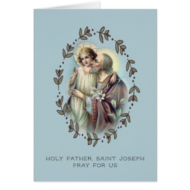 St. Joseph Foster Father w/Jesus (Front)