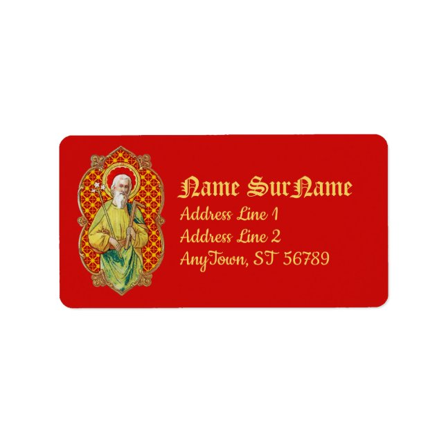 St. Joseph from a Trade Card (TC 01) Label (Front)