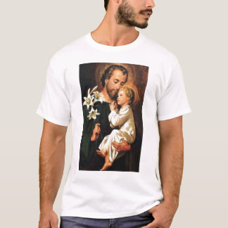 St. Joseph holding Jesus T-shirt (sweatshop-free)