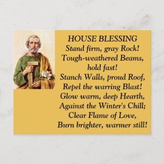 St. Joseph House Blessing Post Card