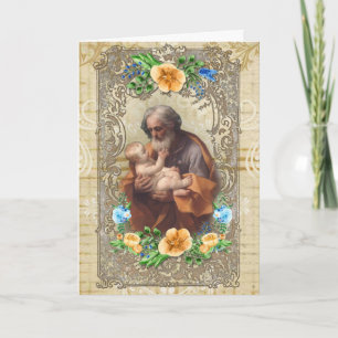 St. Joseph Jesus Catholic Condolence Thank You Card